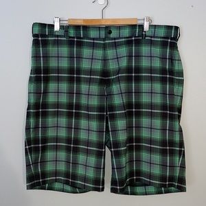 Nike Dry Fit Plaid Golf Shorts